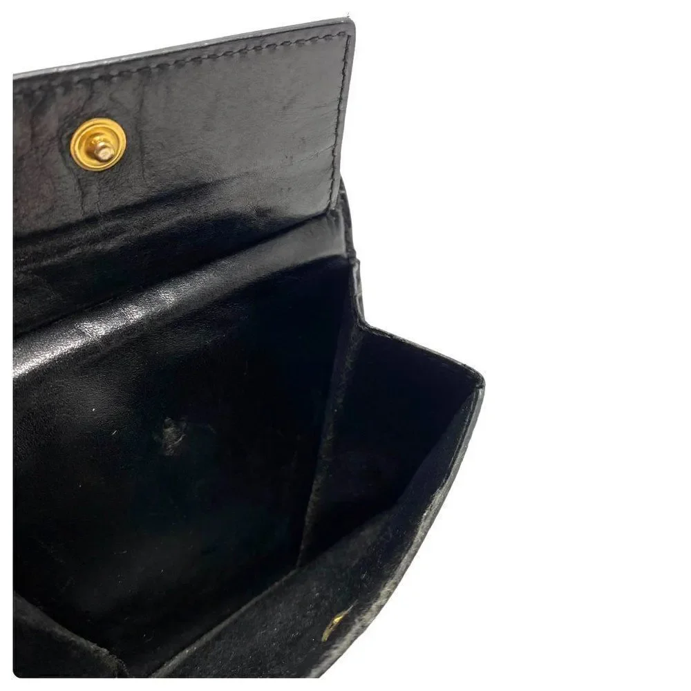 Saint Laurent Black Monogram Bifold Wallet - Picture 7 of 11